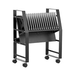 VEVOR Charging Cart, 16 Device Mobile Open Charging Station, Up to 15.6 in Screen Size, Office and Classroom Mobile Charging Cart, for Chromebook, Tablet and Laptop