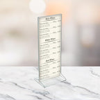 Azar Displays 142745 4.25" W x 11" H Vertical Top-Load Sign Holder