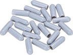 uxcell 20pcs Rubber End Caps 4mm ID Vinyl PVC Round Tube Bolt Cap Cover Screw Thread Protectors Grey