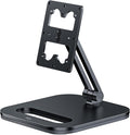 NGTeco Adjustable Employee Time Clock Stand, Universal Holder for W2, TC2, TC3, TC7, Anti-Slip Rubber Base, Sturdy & Flexible Design for Workplace Check-Ins