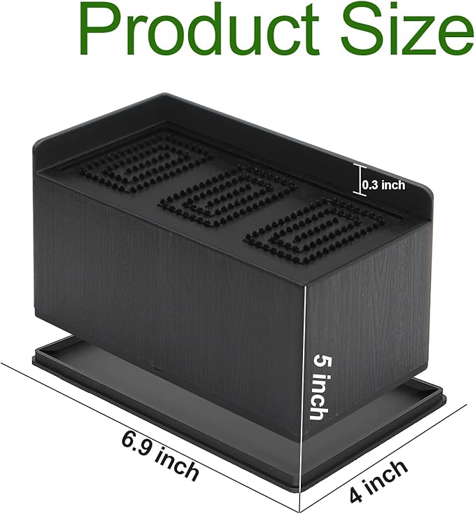 Bed Risers 5 inch, Oversized Extra Wide Bed Frame Risers, 11000lbs Heavy Duty Couch Risers, L Shape Wide Opening Furniture Risers for Bed, Couch, Desk, Chair, Soft, Platform, Dorm