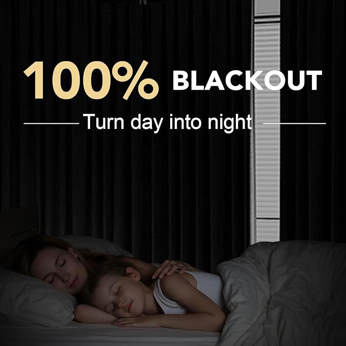 H.VERSAILTEX Primitive Linen Curtains 100% Blackout Curtain Drapes Burlap Curtains with White Thermal Insulated Liner, Grommet Top Drapes Living Room/Bedroom (2 Panels, 42 x 45 Inch, Stone Blue)