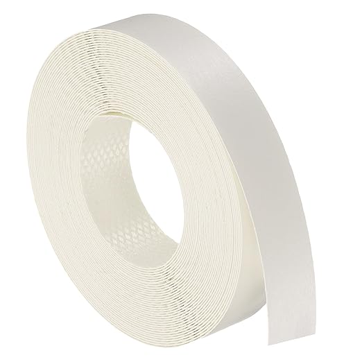 uxcell White Edge Banding Tape, 3/4 Inch x 10ft Pre-Glued Flexible Veneer Edge Edging Strips Wood Tape for Cabinet Repair and Furniture Restoration