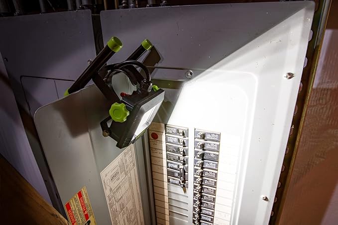 PowerSmith PWLS020H 2000 Lumen Portable LED Work Light with Metal Stand and Sealed Power Switch
