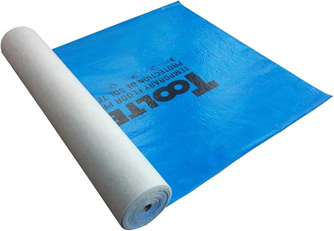 Temporary Floor Protection for Renovation, Painting, Construction - 40" x 90 ft, Covers 300 sqft
