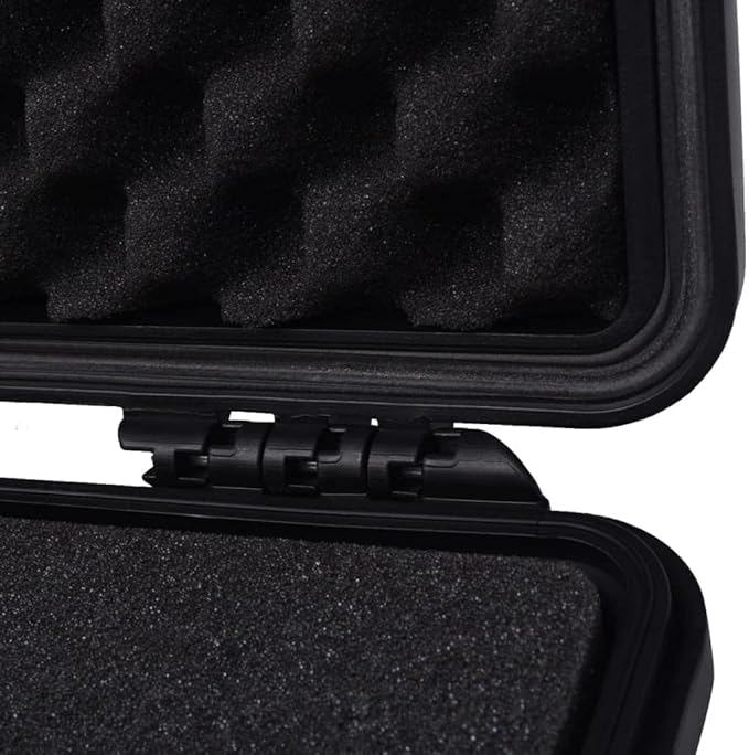 PP Portable Flight Case, Lockable Tool Box for Transportation Travelling, Protective Equipment Case, 10.6"x9.7"x4.9", -288
