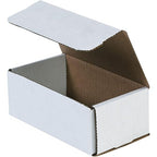 Box USA BM1464 Corrugated Mailers, 14" x 6" x 4", White (Pack of 50)