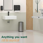 Professional 750ml Automatic Wall-Mounted Soap Dispenser with Anti-Corrosion Coating (Matte Black Stainless Steel)
