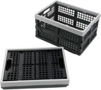 16-Liter Collapsible Storage Crates/Stackable Storage Container Basket, Set of 2