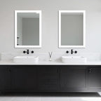 Ruomeng Rectangular Wall Mirror 24" x 36" for Bathroom, Bedroom, Entryway, Living Room, White