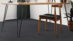 Mohawk Advance 24" x 24" Berber (Loop pile), 0.11" Pile Height, Carpet Tile, Nylon Fiber, Black Color, (24 Tiles), (96 sqft/carton)