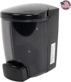 PolyJohn PSD1-1001: Wall-Mounted Liquid Hand Soap & Sanitizer Dispenser - Made in USA, Leakproof, Easy Install, UV Fade Resistant, Durable, Accepts Any Generic soap or Alcohol Based sanitizer