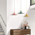 KCO Lighting Nordic Modern Macaron Pendant Light 3-Pack Farmhouse Barn Pendant Light Colorful Pendant Lighting Kitchen Island Lights Ceiling Hanging Over Island (Big)