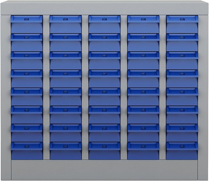 40 Drawers Parts Cabinet Bolt and Nut Tool Storage Cabinet Part, Drawer Plastic Tool Organizer with ABS Material for Hardware Storage, Hardware Organizer