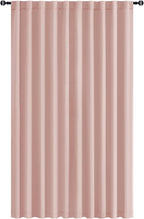 Hiasan Room Divider Curtains Patio Sliding Door Blackout Curtain Privacy Room Thermal Insulated Noise Reduction Panel with Back Tab & Rod Pocket for Bedroom Partition(80 x 84 Inches, Blush Pink)