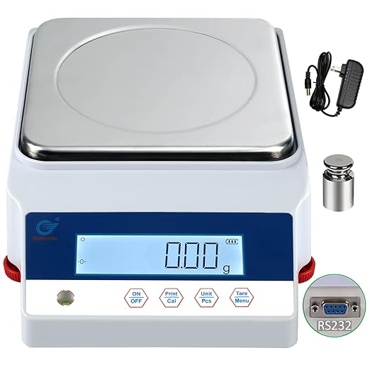 Lab Scale 1000gx0.01g Accurate Analytical Balance Digital Electronic Precision Balance Laboratory Scale Jewelry Gold Scale Scientific Scale Kitchen Scale |for Laboratory, Industrial, Business