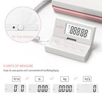 Postal Scales for Shipping, 110LB(50KG) Scale for Package, Three Functions: Tare,Mode and Hold, Individual Flexible Panel,with Manual and Adapter