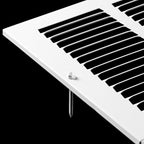 10x10 Vent Cover(Duct Opening Size),Air Return Vent Cover,Flat Vent Cover,Rejillas De Aire Acondicionado para Casa,Return Air Grilles,Outer Dimensions:11.75"W X 11.75"H(10"W x 10"H, Duct Opening)