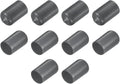 uxcell 10pcs Rubber End Caps 13mm ID Vinyl Round End Cap Cover Screw Thread Protector Dark Grey