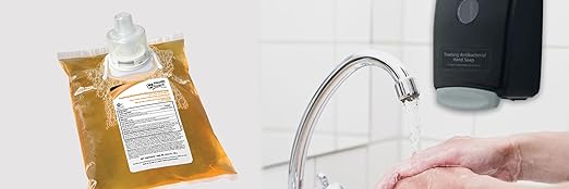 Health Guard Foaming Antibacterial Hand Soap #21352, for use with discontinued Member's Mark/Sam's Club/Ecolab soap dispenser, same formula as discontinued soap #915169, 4/1000 mL refill bags