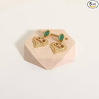 GemeShou single maple Jewelry display Tray for selling, Wooden hexagon display riser for jewelry, Jewelry retail shop display stand, photography props【maple Hexagon single Large】