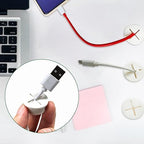 10Pcs Desk Grommet, 3/4" (20mm) White Silicone Cord Hole Cover, Flexible Rubber Wire Grommets, Wall Grommets for Cables Management, Table, Countertop, Cabinets and Furnitures Wire Organizer