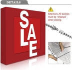 Customize Fabric Display Stand Trade Show Backdrop Aluminum Portable Pop Up Display Banner Backdrop with Collapsible Frame and Banner Set 12.5×7.5 FT
