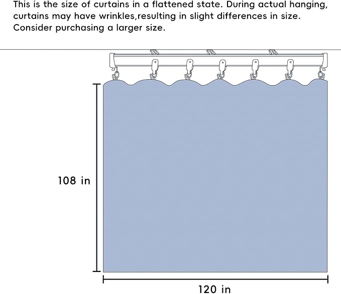 Room Divider Curtains Total Blackout Privacy Curtain Panel Room Thermal Insulated Noise Reduction Curtains for Bedroom Window Living Room Ceiling Track Curtain W 10 ft × H 9 ft Dark-Grey