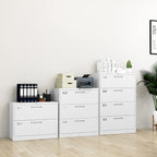 Lateral File Cabinet with Lock, 2 Drawer Large Metal Filing Cabinet,Home Office Lockable Storage Cabinet for Hanging Files Letter/Legal/F4/A4 Size-Assembly Required