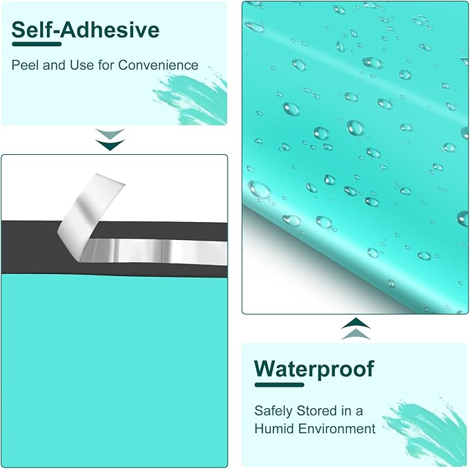 Poly Mailers 14.5x19, Large Shipping Bags 100 Pack, Poly Bags For Shipping with Self Seal Adhesive, Waterproof and Tear-Proof Mailing Envelopes for Small Business (Teal）