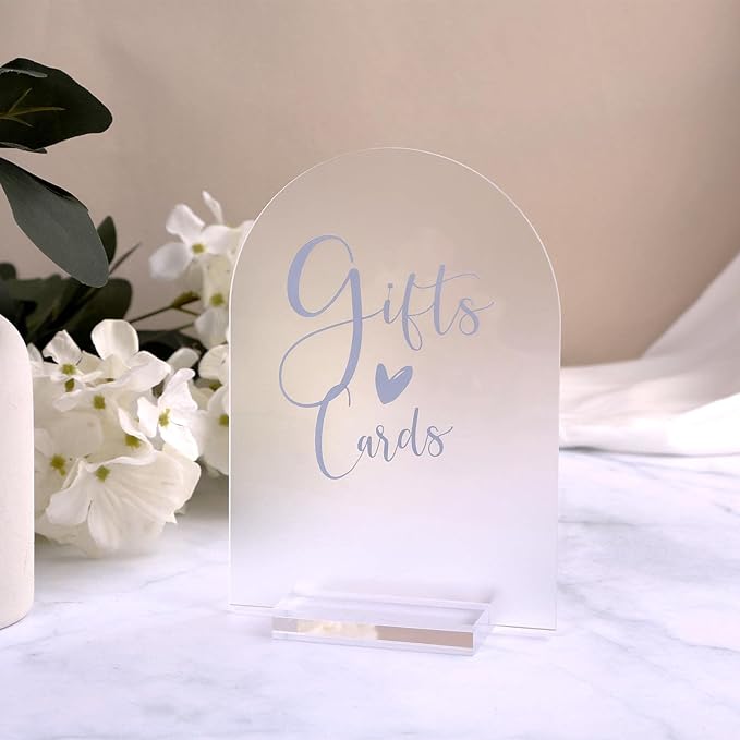UNIQOOO 3" Clear Acrylic Stand |60 Pack 3mm Slot Wedding Sign Holders, Perfect for Wedding, Table Number, Exhibition, Office, Restaurant, Business