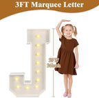 Marquee Light Up Numbers: 3FT Large Decorative Letters Signs for Party Decorations Baby Shower Birthday Wedding Engagement Anniversary, 3 Feet Tall Pre-Cut DIY Foamboard Number 26 - Easy to Assemble