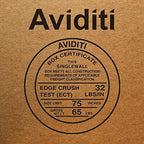 AVIDITI Shipping Side Loading Boxes Large, 30"L x 5"W x 24"H 10-Pack | Corrugated Cardboard Box for Packing, Moving and Storage 30x5x24 30524