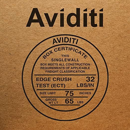 AVIDITI Shipping Side Loading Boxes Large, 30"L x 5"W x 24"H 10-Pack | Corrugated Cardboard Box for Packing, Moving and Storage 30x5x24 30524