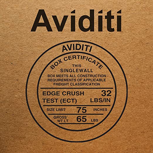 AVIDITI Shipping Boxes Small 7"L x 5"W x 4"H, 50-Pack | Corrugated Cardboard Box for Packing, Moving and Storage