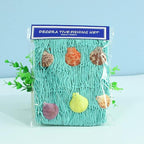 Natural Fishing Net Decor with Shells 79 Inch Beach Theme Decor for Party Home Bedroom Wall Hanging Fish Net Decorations (Aqua)