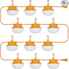 120FT Construction String Lights 180W String Work Light for Construction Jobsites, 18000Lumen Temporary Construction Work Lighting for Wide Application