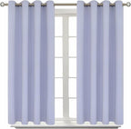 BGment Room Darkening Curtains 45 Inches Long - Grommet Thermal Insulated Drapes Window Treatment Curtains for Bedroom, 2 Panels, 52 x 45 Inch, Lavander