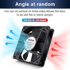 Wathai EC 120mm x 25mm Ball DIY Cooling Ventilation Exhaust Fan 110V 115V 120V 220V 240V AC Axial Case Muffin Fan