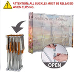 Customize Trade Show Fabric Pop Up Display Tension Fabric Banner Portable Aluminum Display Store Sign Holders Booth Holder Print and Frame Set 7.5×7.5 FT