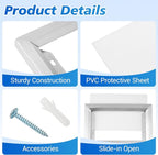 Blulu HPD Inspection Frame Heavy Duty Elevator Certificate and Notice Frame Interior Stainless Steel Holder for Elevator Interiors Commercial Public Use(Silver,5.5×8.5 Inches)