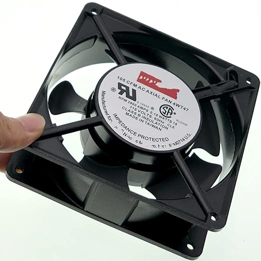 for 4WT47 AXIAL Fan 115V-AC 105CFM Cooling Fan D506793,120mm Cabinet Welding Cooling Fan, Square ac axial Fan