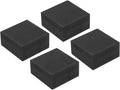 PATIKIL Rubber Anti-Vibration Pads, 4 Pcs Square Vibration Isolation Mats 1.97" x 1.97" x 1" for HVAC, Air Conditioner, Air Compressor, Washer, Dryer, Black