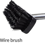 Push Broom Brush Stiff Bristles Floor Cleaning Brush Multi-Purpose Scrubber Brushes for Bathroom Bathtub Tile Floor Deck Patio