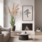 Alonfala - 57" (1-Pack) Pampas Grass Potted Plants - Artificial Faux Plants Featuring Tall Grass, Housewarming, and New Home Celebration. Elevate with Fake Plants, Ideal for Floor Decor.