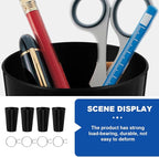 4 Sets Pegboard Hooks and 8Cm Round Pegboard Cups Organizer with 500Ml Capacity for Craft Room and Workshop Storage