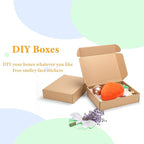 MEBRUDY 13x10x3 Inches Shipping Boxes Pack of 25, Small Corrugated Cardboard Box for Mailing Mailer Packing, Brown