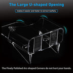 Brochure Holder 4x9 Inches Slant Back Design, Clear Display Stand, Plastic Table Stand Sign Holder,Pamphlet Holder Flyer Holder, Acrylic Display Stand, Acrylic Table Signs Plastic Paper Holder for Office, Home, Store, 4 Pack
