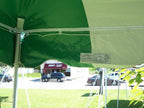 TentandTable 20' x 20' Premium Canopy Tent, Green/White, Outdoor Pole Tent, 40-80 Person Capacity for Parties, Weddings, Events, Commercial and Residential Use, Large Heavy Duty Vinyl Canopy Tents
