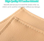 Car Grab Handle Cover,Soft Car Handle Protector,Car Grip Gloves, PU Leather Material,Interior Accessories for Most Cars,2Pcs